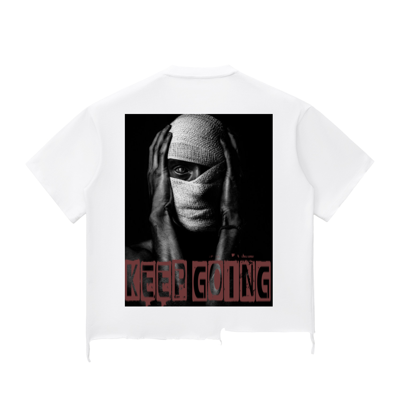 BCK  Raw-Hem Boxy T-shirt